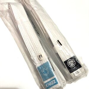 Kingz White Martial Arts Belt